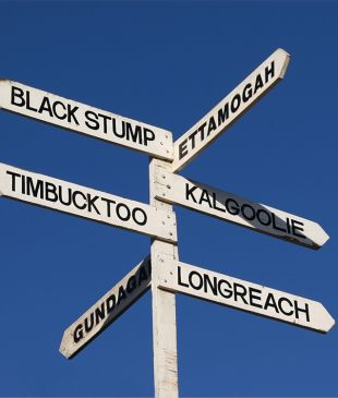 <p><i>The weirdest (and funniest) place names</i> in <strong>Australia</strong></p>
