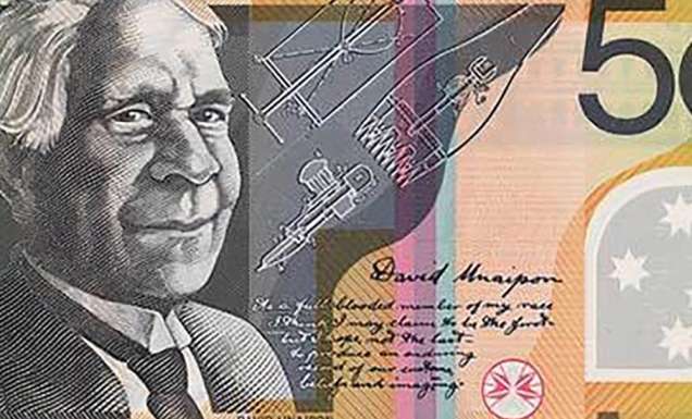 David Unaipon 50 dollars