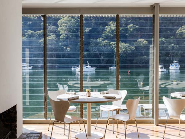 View of Hawkesbury at Berowra Waters Inn