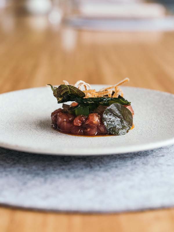 The menu at at Berowra Waters Inn