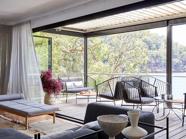 The deck at Calabash Wild Luxury