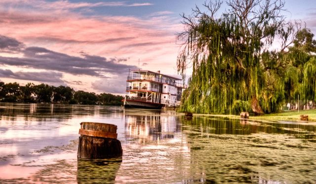 Paddlewheeler on the Murray River