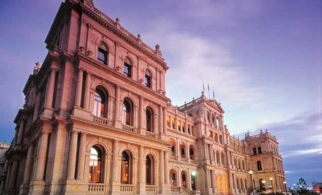 Old meets new in the multi award-winning Conrad Treasury, Brisbane. Image by Brisbane Marketing
