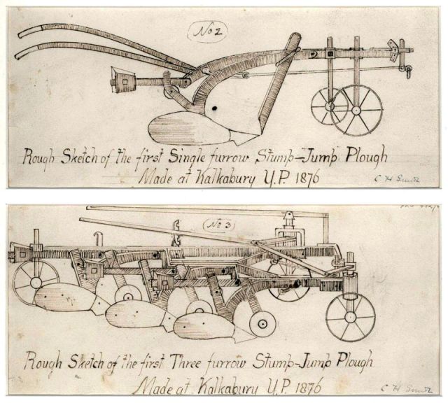 The Stump Jump plough design