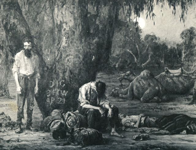 Burke and Wills at the Dig Tree