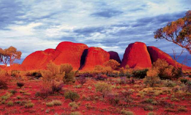 Sunset at Kata Tjuta Northern Territory (The Olgas)