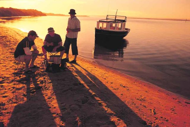 Barbecue on the beach