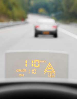 Peugeot Launches Head Up Driving