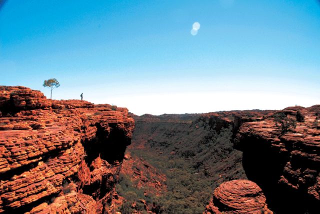 The view from the top of Kings Canyon Rim Walk