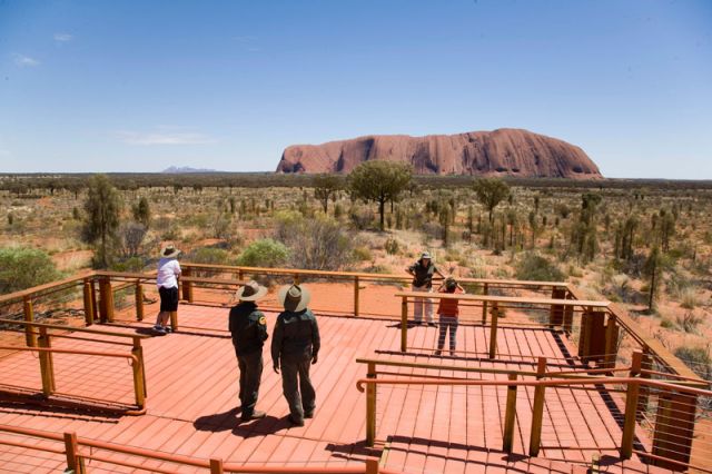 Uluru at noon