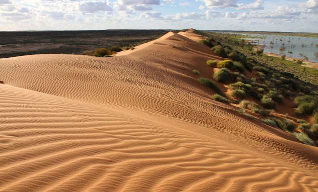 Vic Widman's Big Red, Simpson Desert, 70 kilometres west of Birdsville