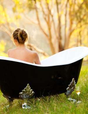 Bush bath in the Barossa Valley
