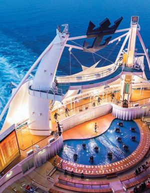 Aqua Theatre, Symphony of the Seas, Royal Caribbean Cruise Lines