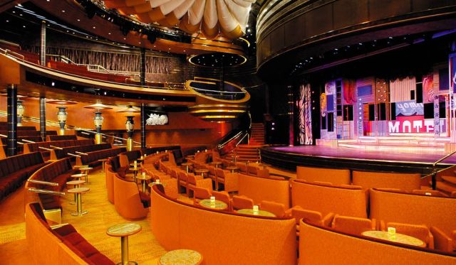 Vista Show Lounge on Holland America's MS Oosterdam (cruise)