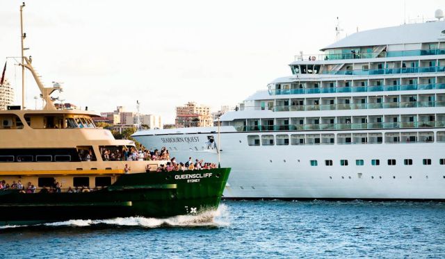 Seabourn Quest cruise docks in Sydney