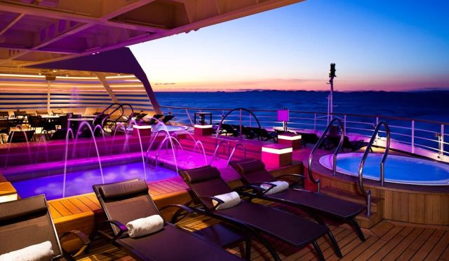 Aft Pool Deck, Seabourn Quest cruise