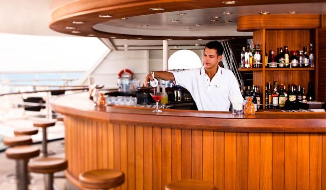 Sky Bar, Seabourn Quest cruise