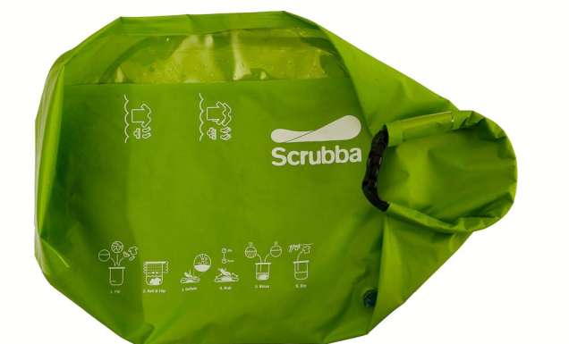 Scrubba: Pocket-sized washing machine for $59.95.