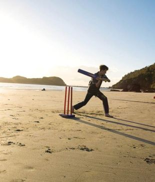 <p><i>1: Have a bash at beach cricket</i></p>
