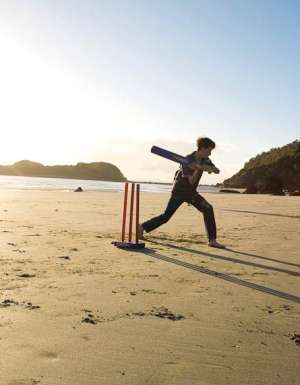 1: Have a bash at beach cricket