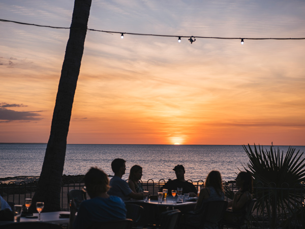 Sunset at Darwin Ski Club.