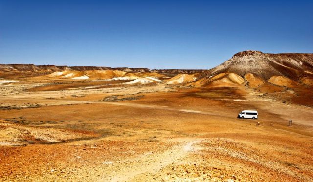 The Breakaways Landscape outside of Coober Pedy