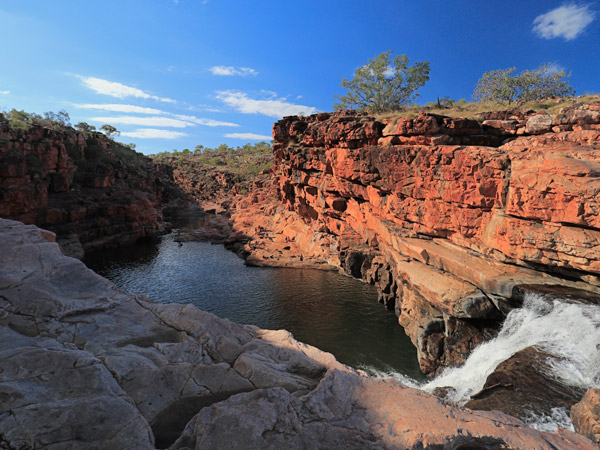 a scenic landscape at Bell Gorge, Gibb River Road