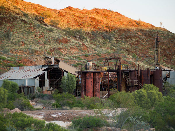 the Comet Gold Mine near Marble Bar