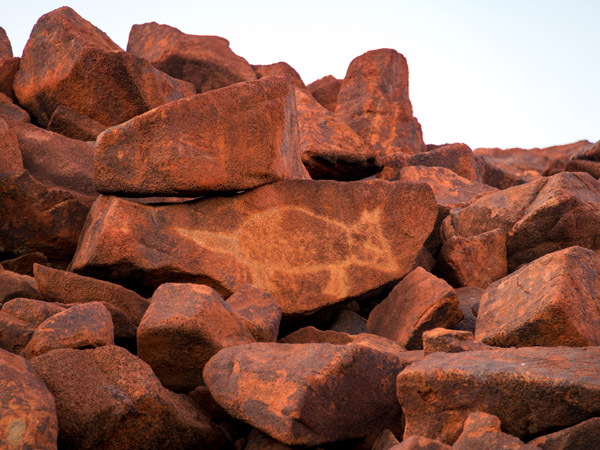 petroglyphs at Murujuga National Park