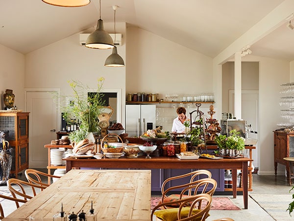 Chef Kim Currie at her restaurant The Zin House in Eurunderee, near Mudgee