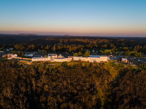 Aerial view of Hydro Majestic Blue Mountains