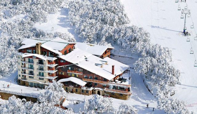 Austrian kitsch Hotel Pension Grimus Mt Buller