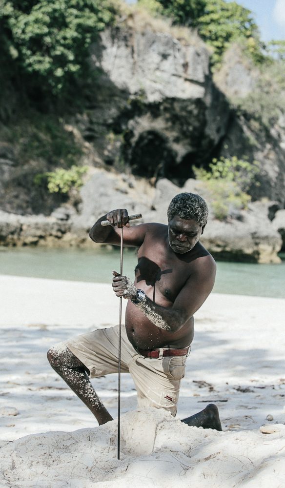 Digging for turtle eggs East Arnhem Land