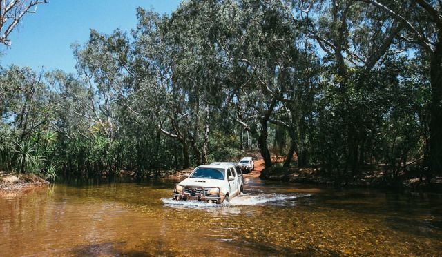 River crossing drive east Arnhem Land