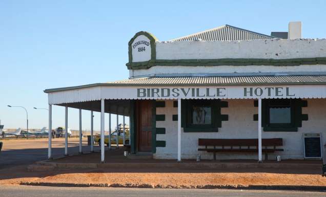 Outback oasis Birdsville hotel, Queensland photo Steve Madgwick