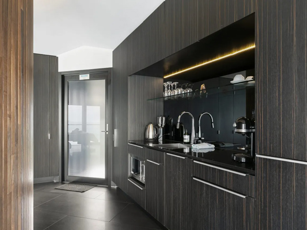 the kitchen interior at The Pole House Fairhaven