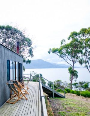 Bruny island from Satellite Island