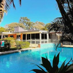 swimming pool at Brookfield Retreat, Airbnb Brisbane