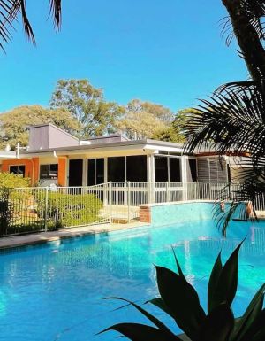 swimming pool at Brookfield Retreat, Airbnb Brisbane