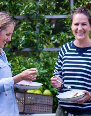 Pie Project authors Phoebe Wood, Kirsten Jenkins