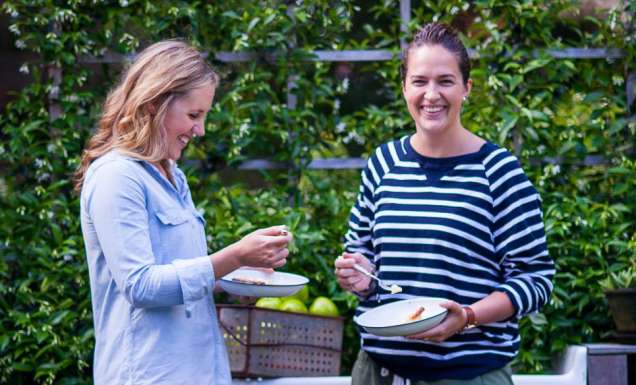 Pie Project authors Phoebe Wood, Kirsten Jenkins