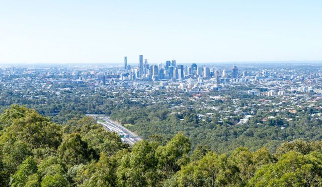 View to Brisbane from Mt Coot-tha 2