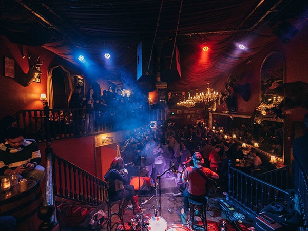 Interior of Lefty’s Old Time Music Hall in Brisbane.