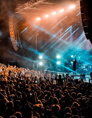 Riverstage Located in the City Botanic Gardens, Brisbane.