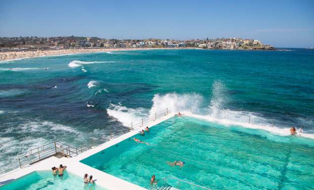 Bondi Beach on most Instagrammed place