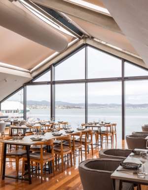 Interior of Aloft on Brooke Street Pier, Hobart