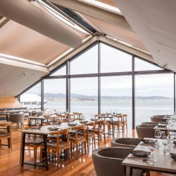 Interior of Aloft on Brooke Street Pier, Hobart