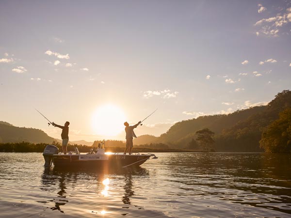 Fishing on the Hawkesbury River