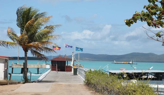 ferry terminal on Thursday Island, QLD