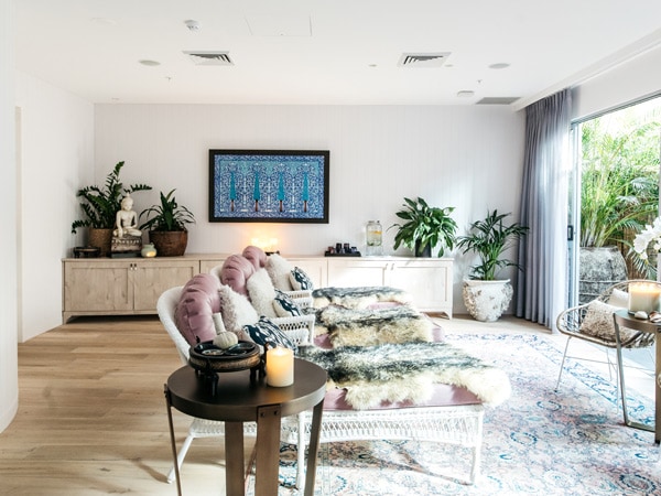 an elegant interior at Sol Spa, Vaucluse